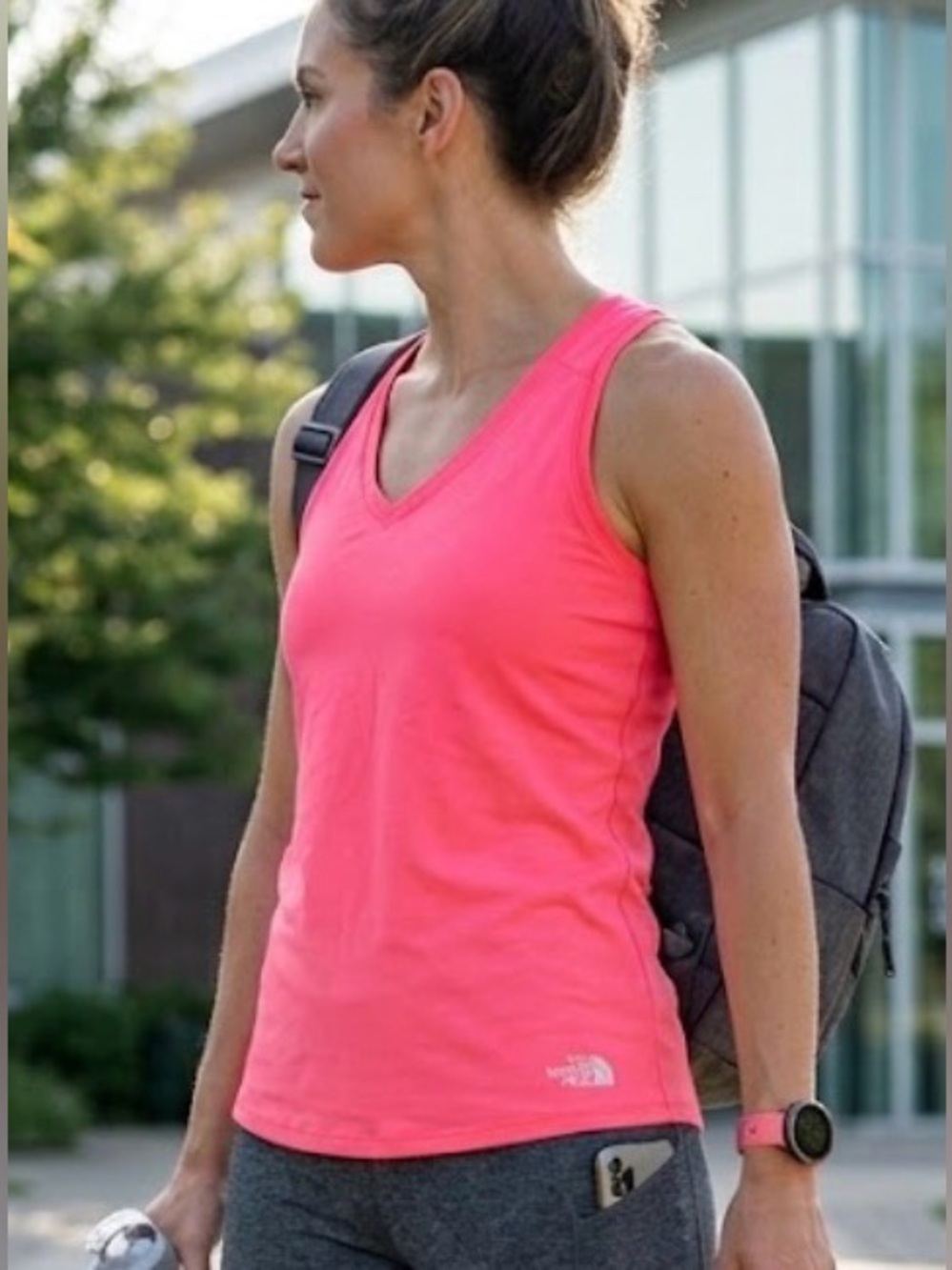 The North Face V Neck Racerback Athletic Tank Top